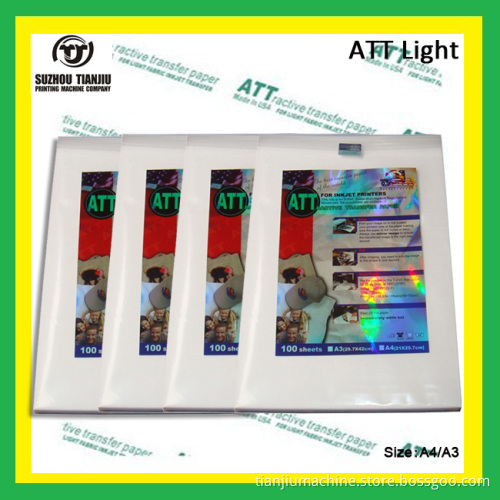 ATT best quality t-shirt heat transfer paper A3/A4